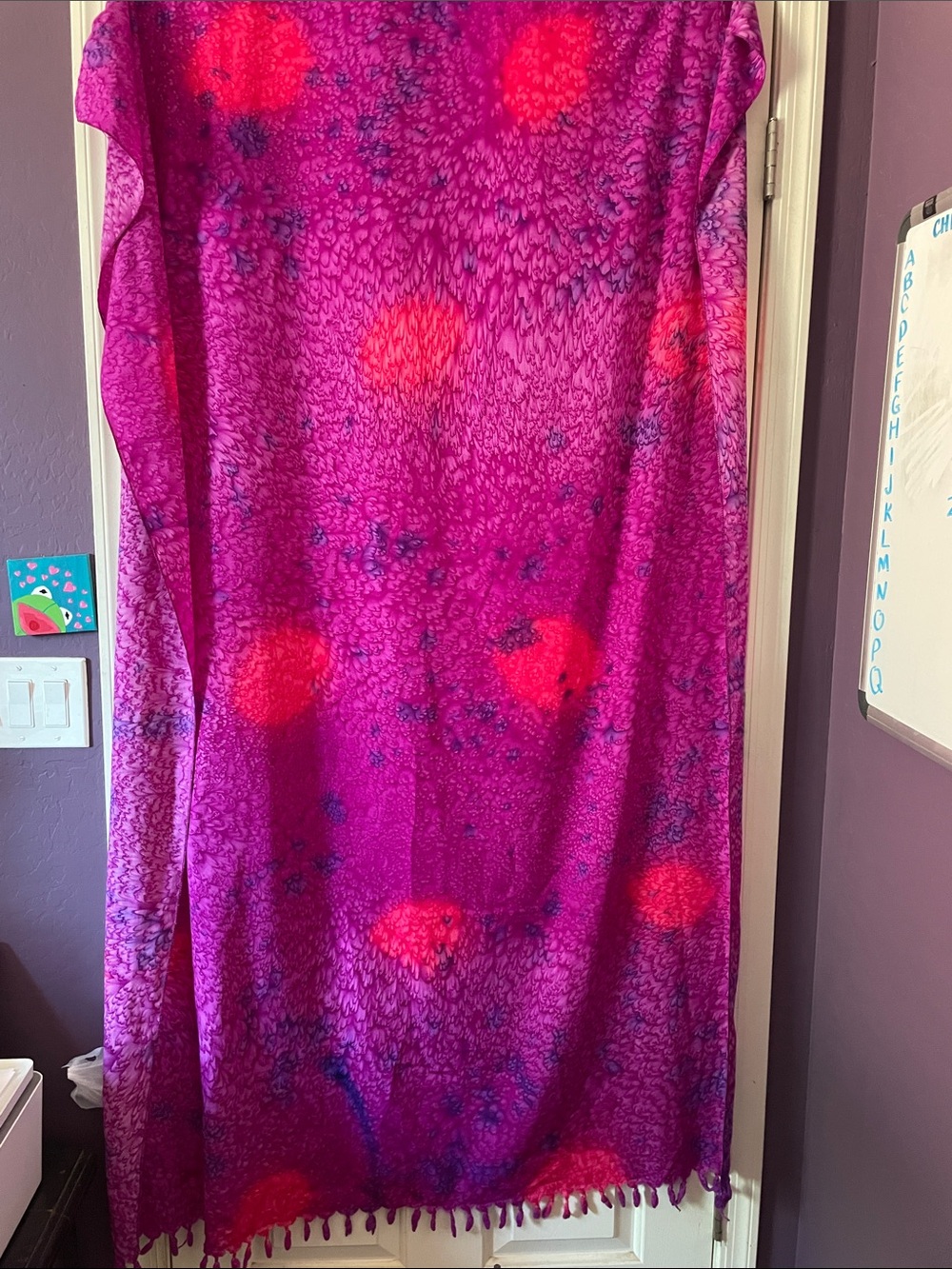 ACID DYED BEACH SARONG SILKBLEND